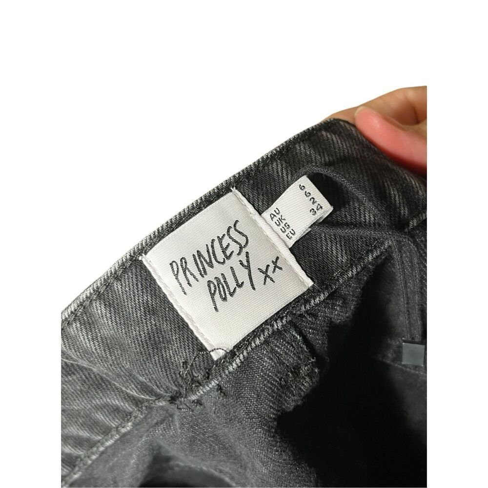Princess Polly‎ Black High Rise Shorts Size 2 - Picture 6 of 7